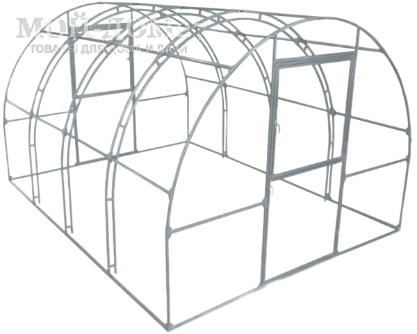 Теплица СверхПрочная 4 метра с поликарбонатом | Мой-Дом27 | Каркас изготовлен из оцинкованной замкнутой трубы 20*20 мм.<br>
 Ширина - 3 метра. Высота - 2,1 метра. Длина 4 метра.<br>
 Выдерживаемая снеговая нагрузка - 220 кг/м2. Выдерживаемая ветровая нагрузка - до 27 м/с.<br>
 Расстояние между дугами 1 метр. Толщина металла 1&nbsp;мм.&nbsp;<b>ДВОЙНАЯ ДУГА</b><br>